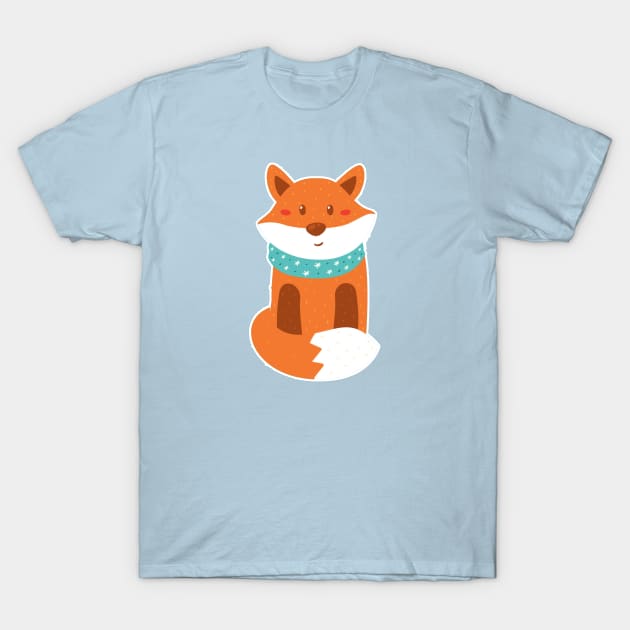 Winter Fox T-Shirt by LaPetiteBelette